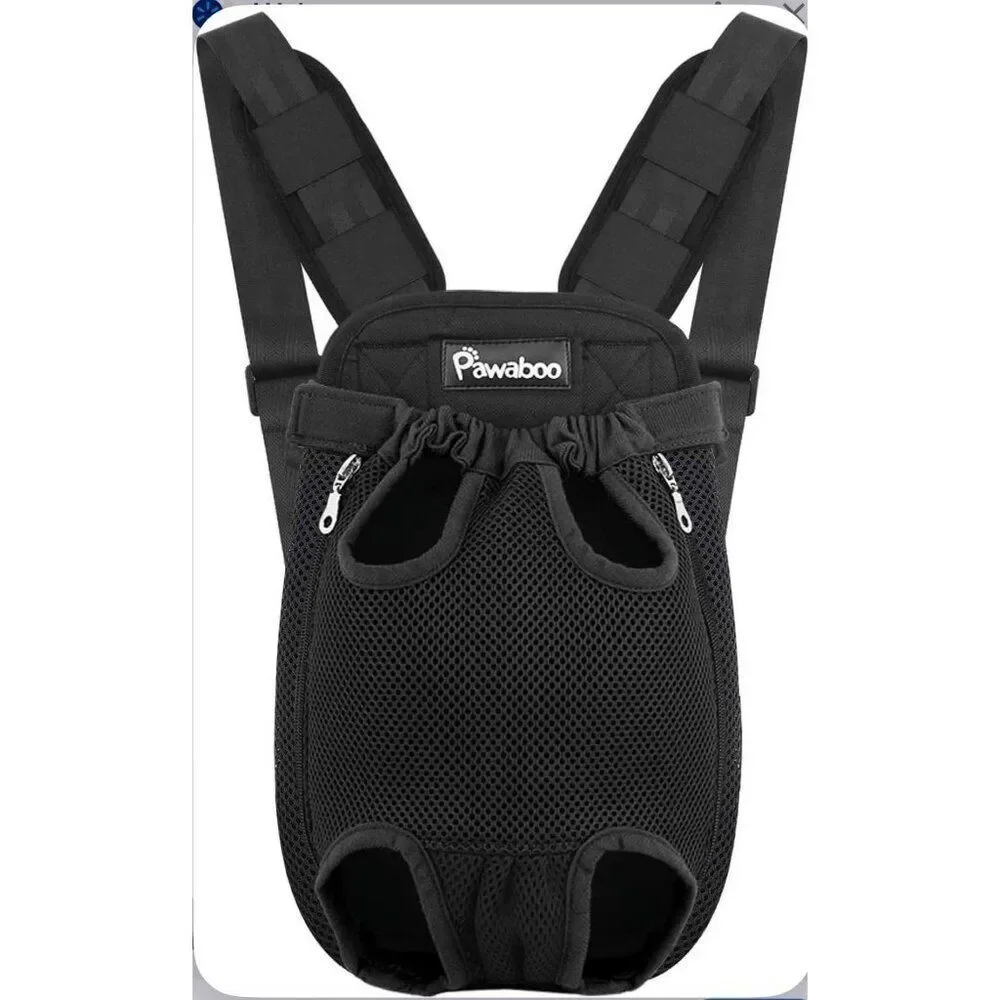 Pawaboo Padded Adjustable Strap Pet Carrier Backpack For Cat or Dog Travel Bag